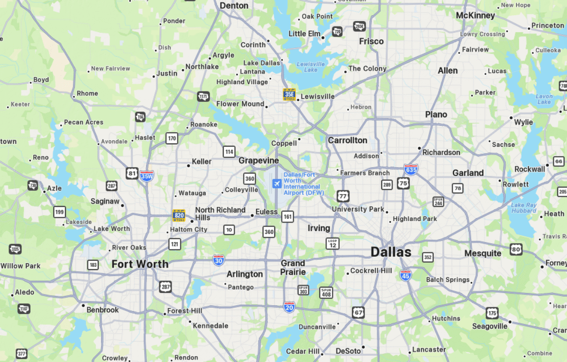 Serving the North Texas metroplex – Dallas & Fort Worth and surrounding cities